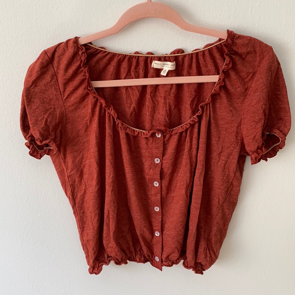 Button down T shirt